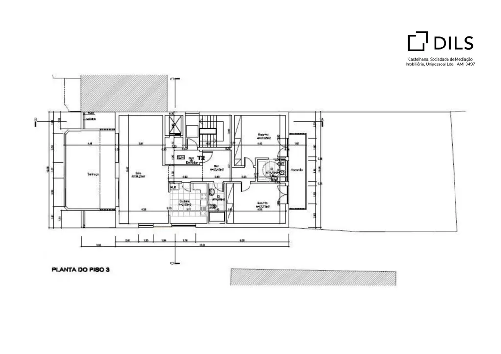Plan - New Penthouse Duplex with Terrace in Cascais