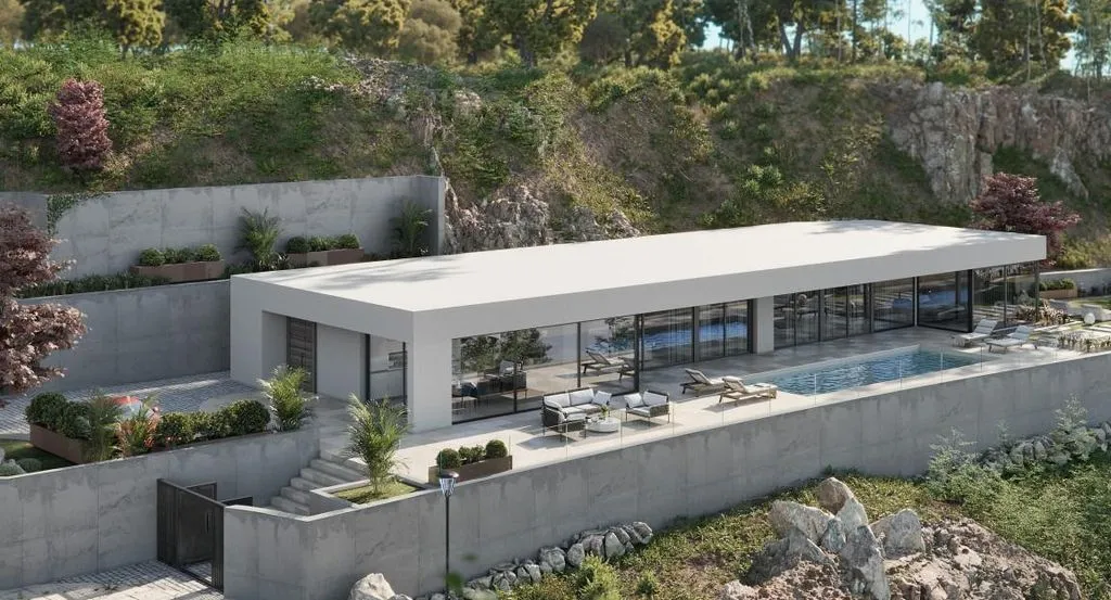 Piscine - Luxury Villa with Sea View in Marbella