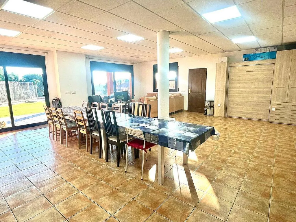 Dining Room - Chalet with Private Pool in Lloret de Mar