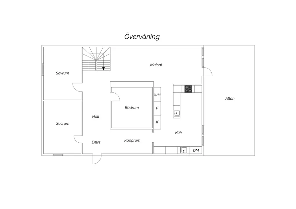Plaan - Two-Storey Villa with Garden in Hovsta