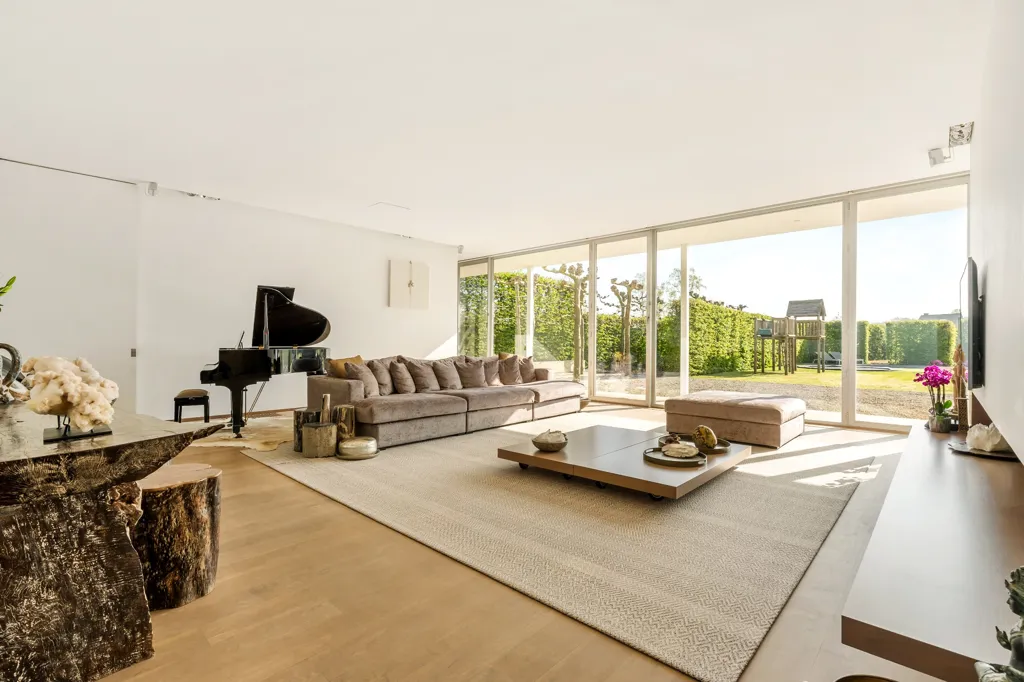 Living Room - Modern Villa with Wellness Area in Dessel