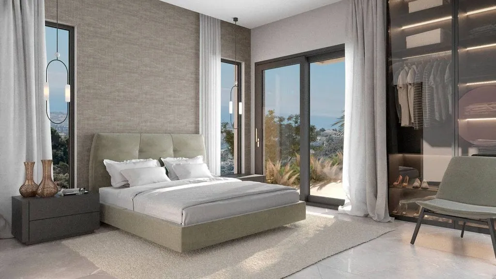 Bedrooms - Ultra-modern Villa with Panoramic Views in El Madroñal