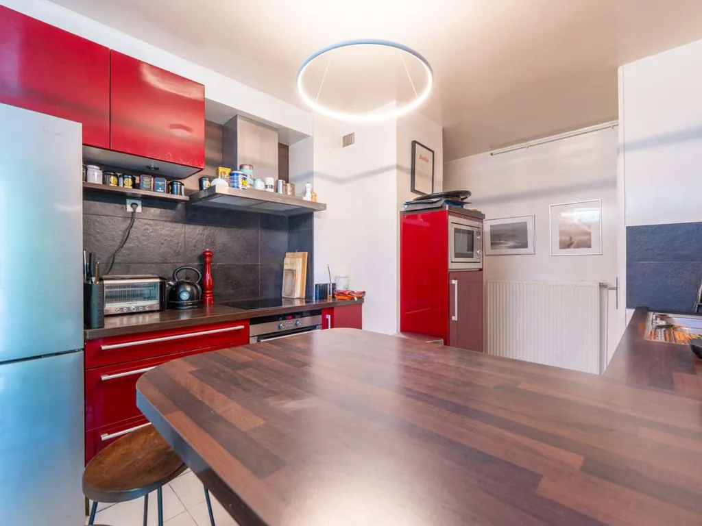 Cucina - Family Flat with Eiffel Tower View in Saint-Cloud