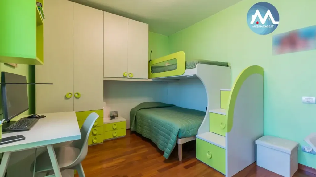 Bedrooms - Trilocale with Balcony in Pesaro