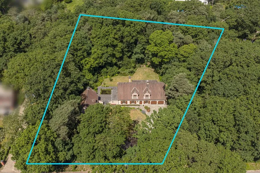 Aerial - Country Villa with Terrace and Garden