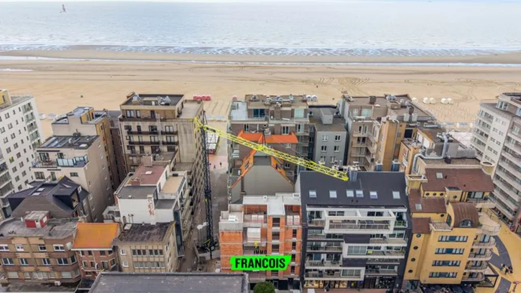 Aerial - New-Build Apartment with Sea View in De Panne