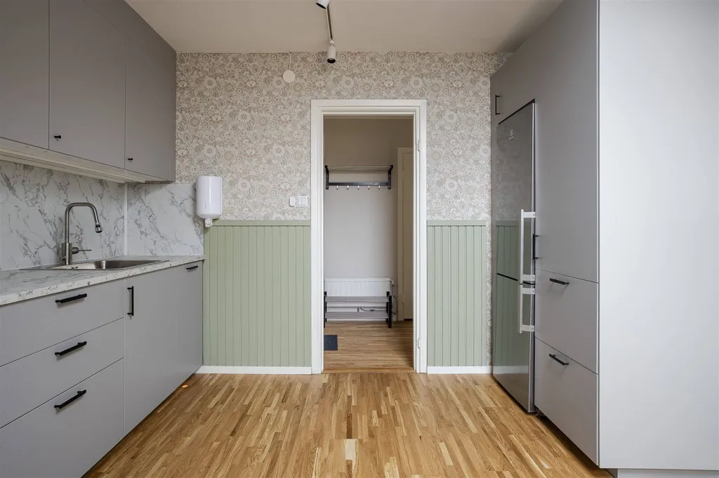 Köök - Charming Flat with Balcony in Granlo