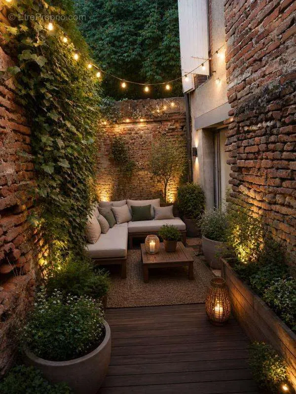 Jardin - Maison de Ville Polyvalente à Proximité Idéale