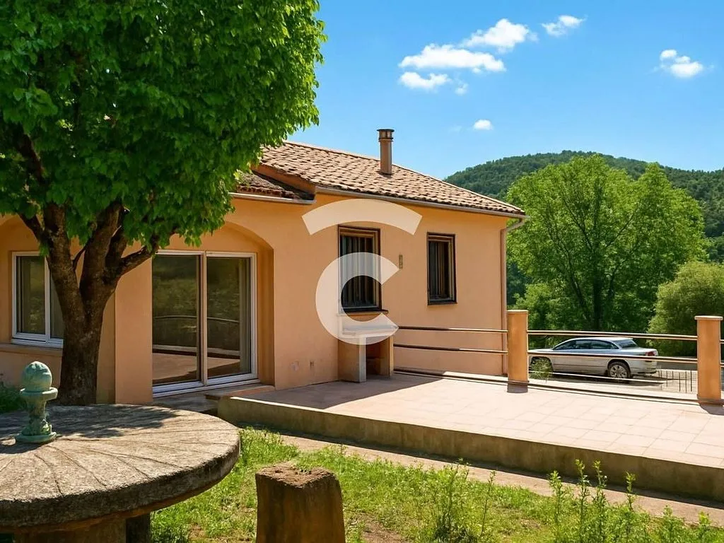 Terrass - House with Pool and Terrace in Sant Agustí de Lluçanès