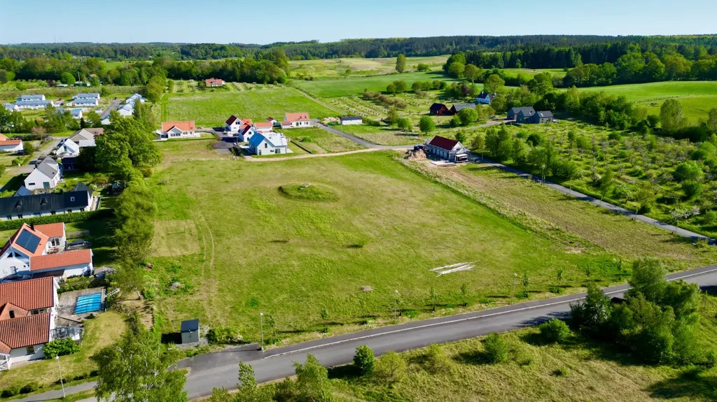 Õhuvaade - Building Plot with Golf Proximity in Vik, Österlen