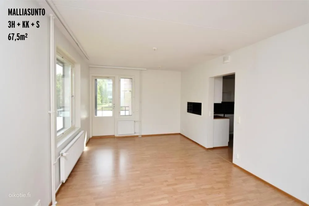 Elutuba - Apartment with Balcony in Lahti's Kivikylä