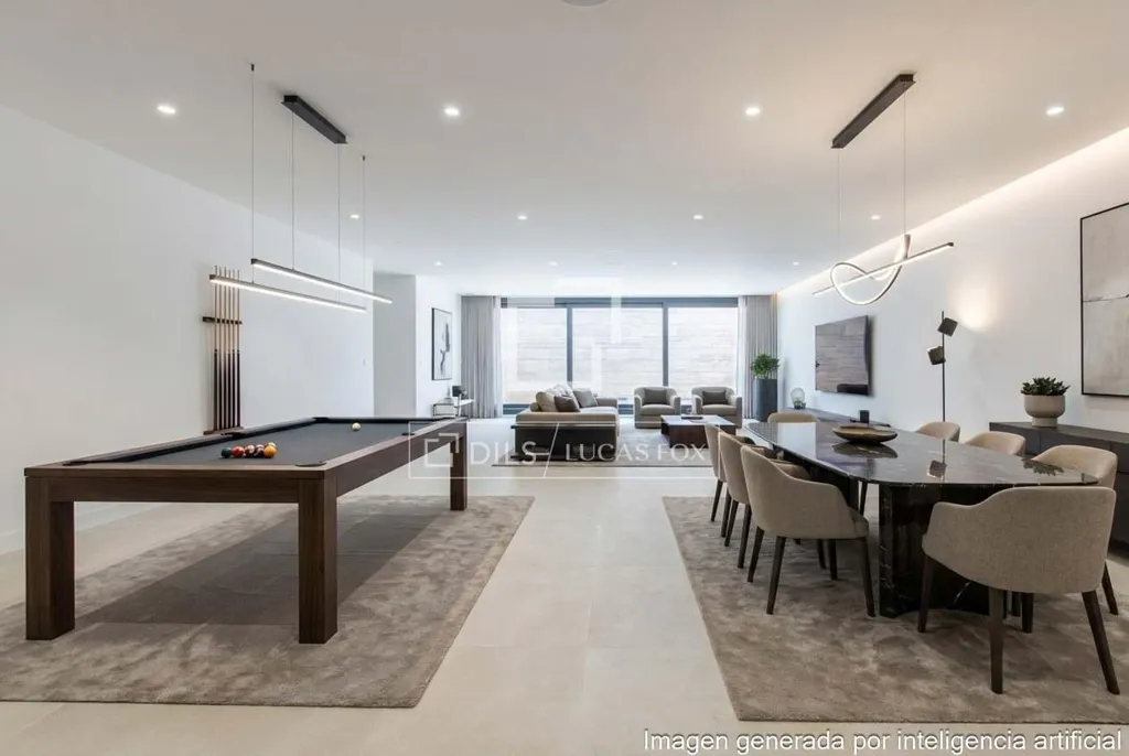 Dining Room - Chalet with Pool in Las Lomas, Boadilla del Monte