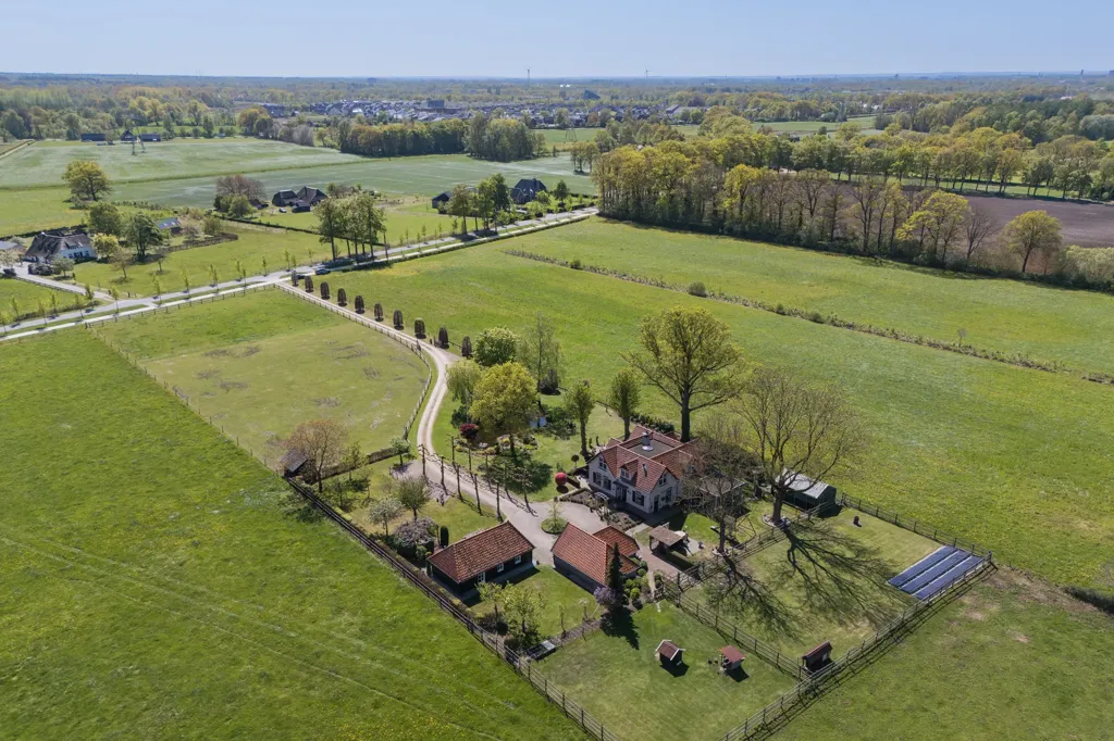 Vue aérienne - Classical Villa with Private Garden in Schalkhaar