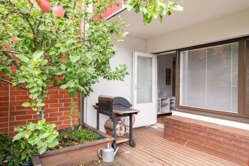 Terrasse - Three-Room Flat with South-Facing Terrace in Oulu