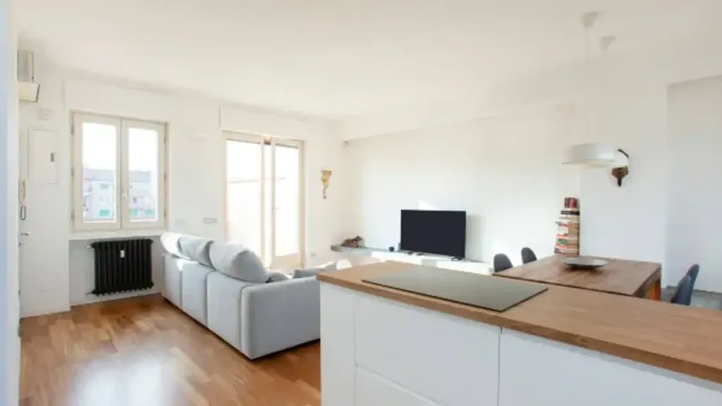 Séjour - Penthouse with Large Terrace in Milan