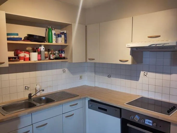 Köök - Flat with Garage in Louvain-la-Neuve