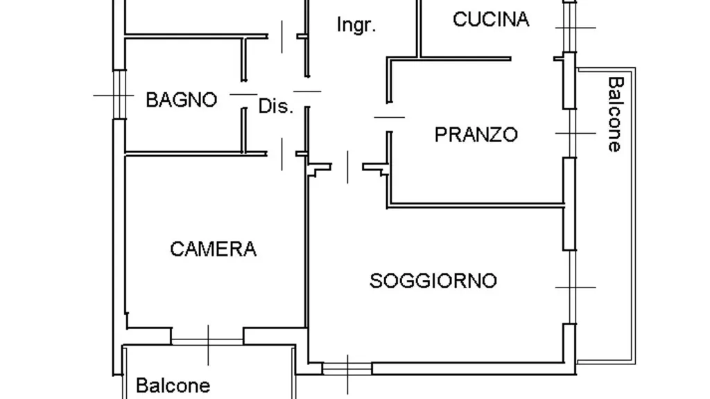 Plan - Villa with Garden in Osio Sopra