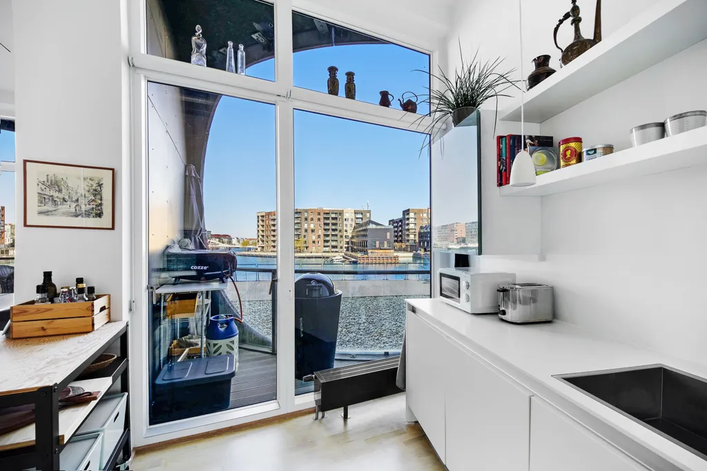 Köök - Exclusive Harbour View Penthouse in Sluseholm