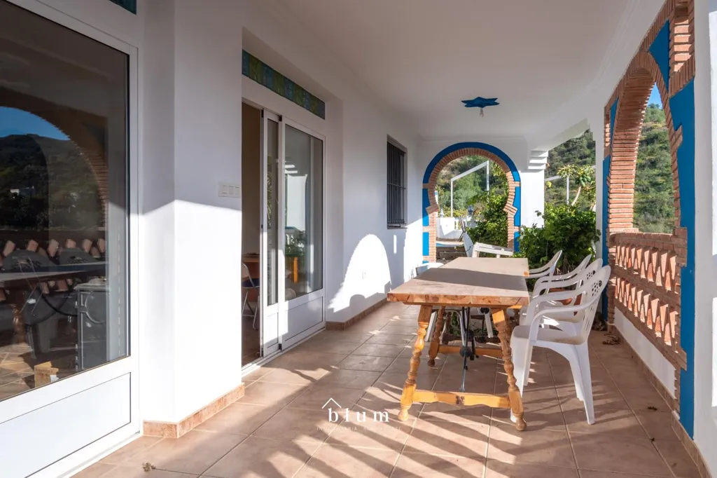 Terrasse - Farmhouse with Pool in Jete, Almuñecar