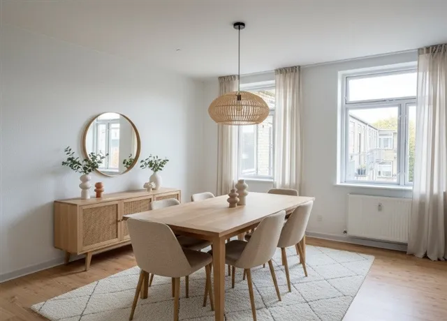 Dining Room - 5-Room Apartment with Elevator in Vesterbro