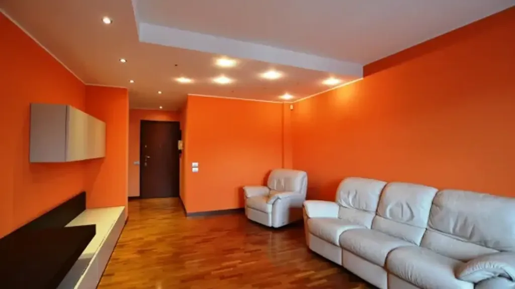 Séjour - Rearfacing Apartment with Balcony in Biella