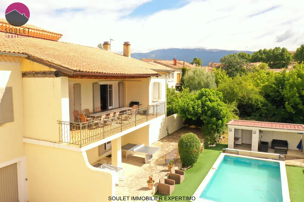 Piscine - Grande Maison en Pierre avec Logement Séparé à Bédoin