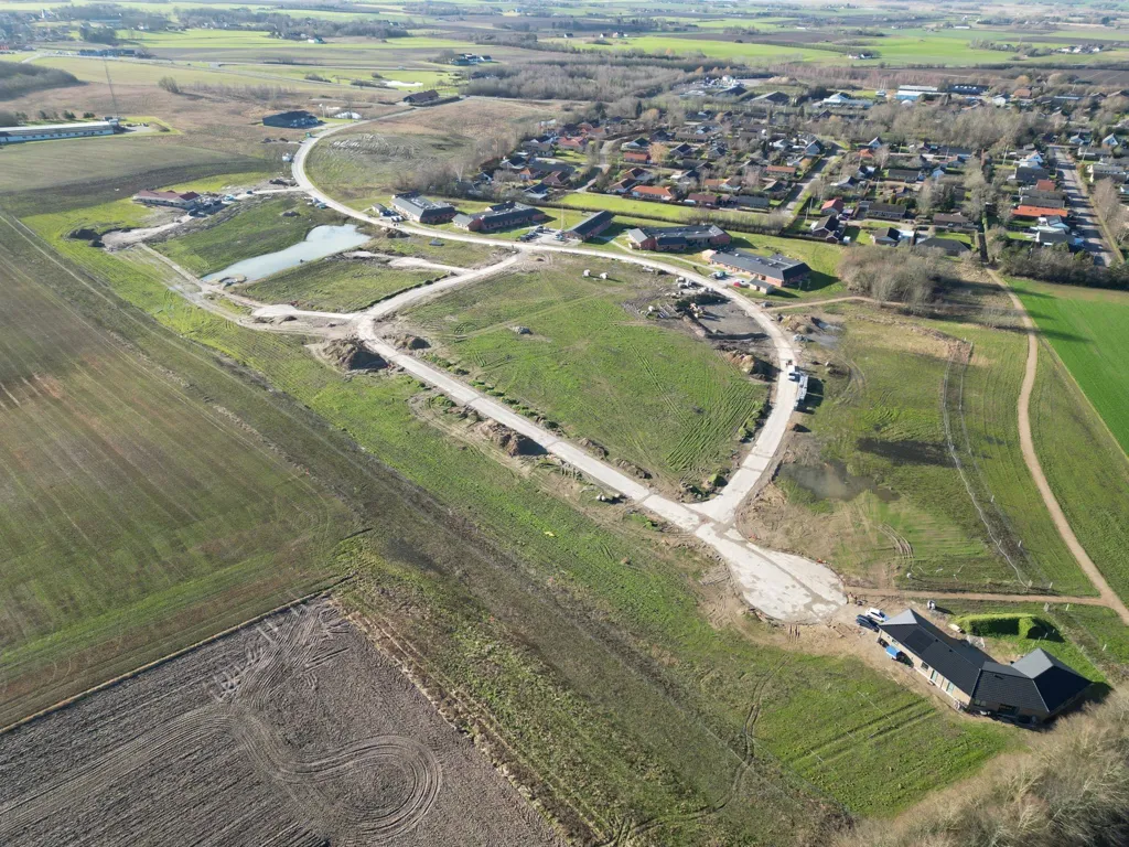 Õhuvaade - Year-Round Plot with 5G Coverage in Høng