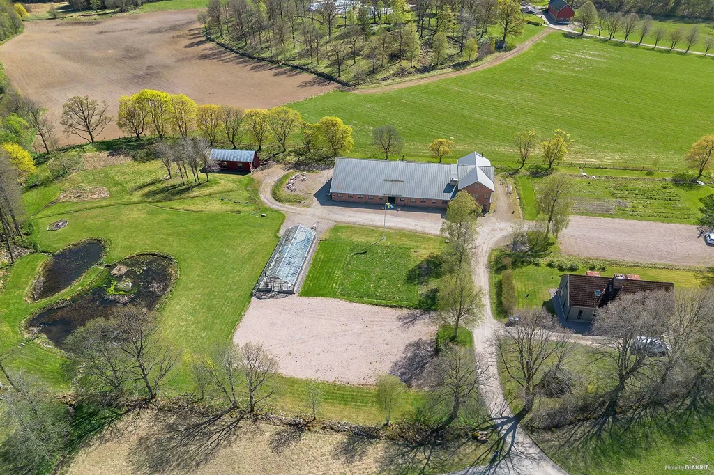 Õhuvaade - Event Venue with Garden near Borås