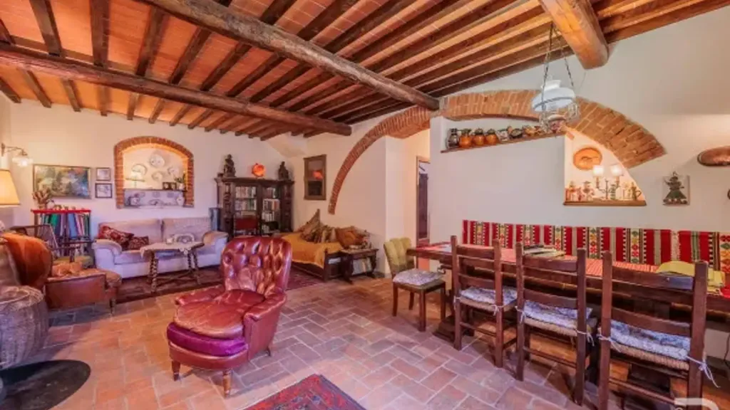 Söögituba - Restored Bifamily Villa with Panoramic View in Rignano