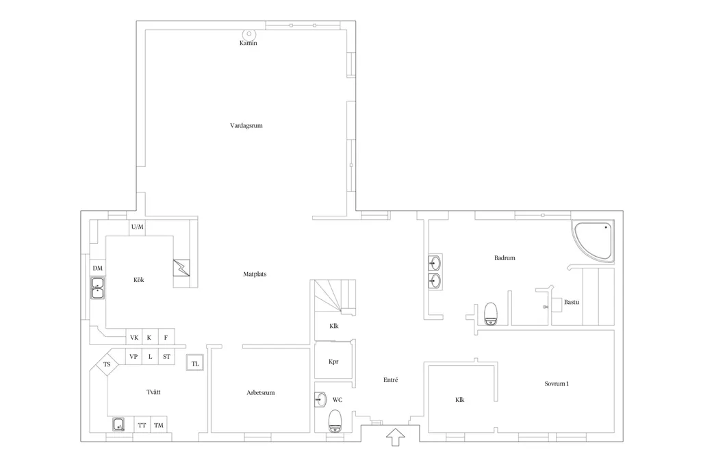 Floor Plan - Detached Villa with Garden in Räng Sand, Höllviken