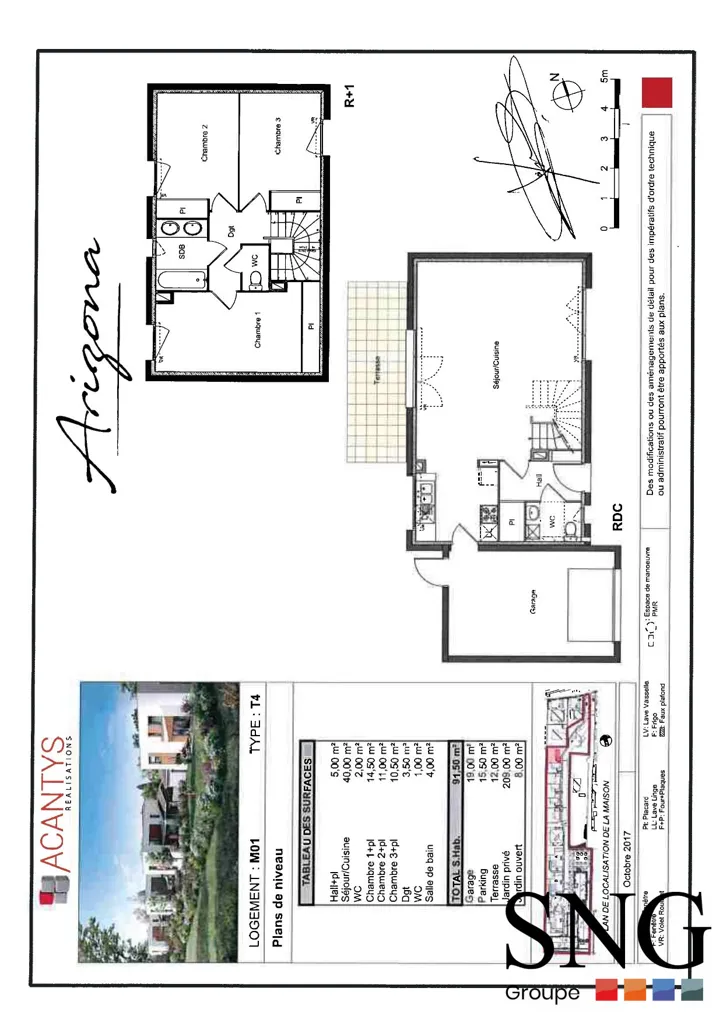 Plan - Maison T4 avec Terrasse à Tournefeuille