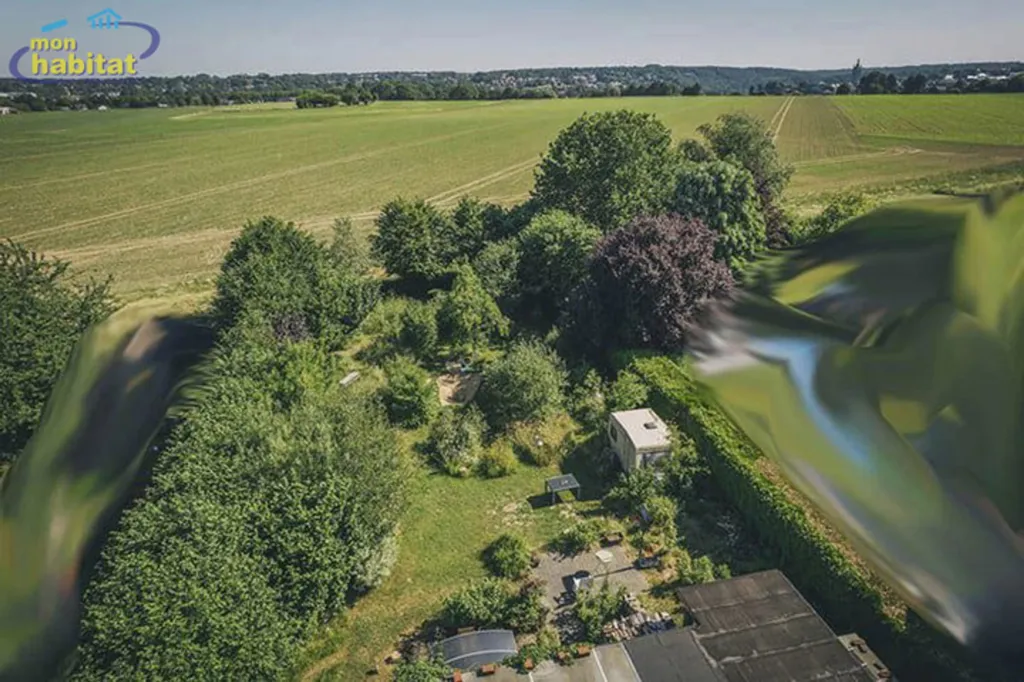 Vue aérienne - Maison 4 Façades avec Jardin à Thuin