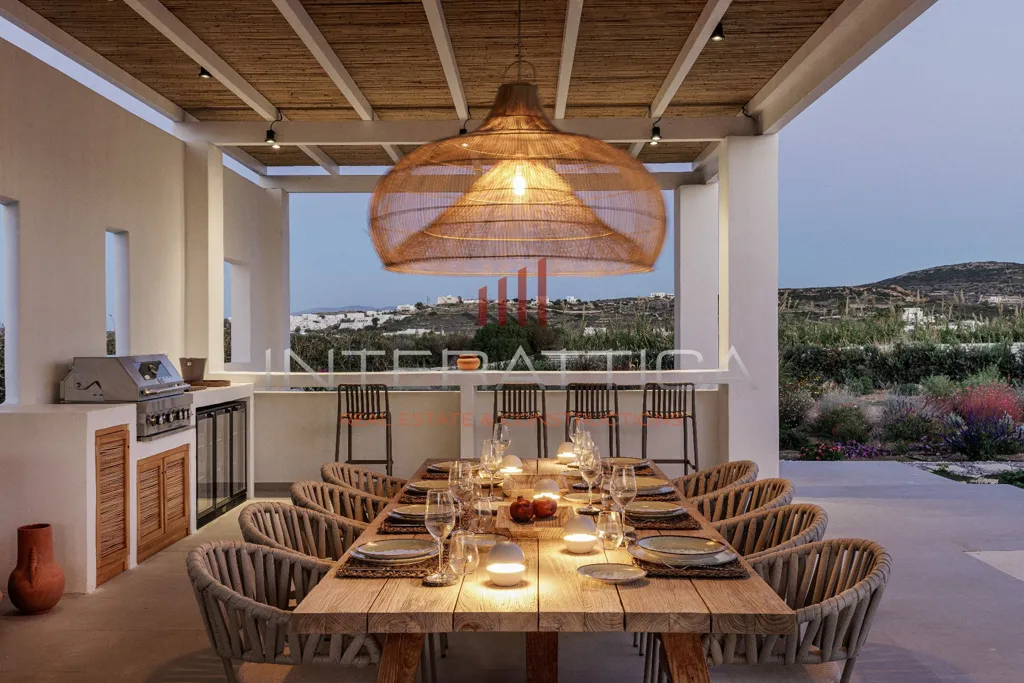Terrass - Contemporary Villa with Sea View in Paros