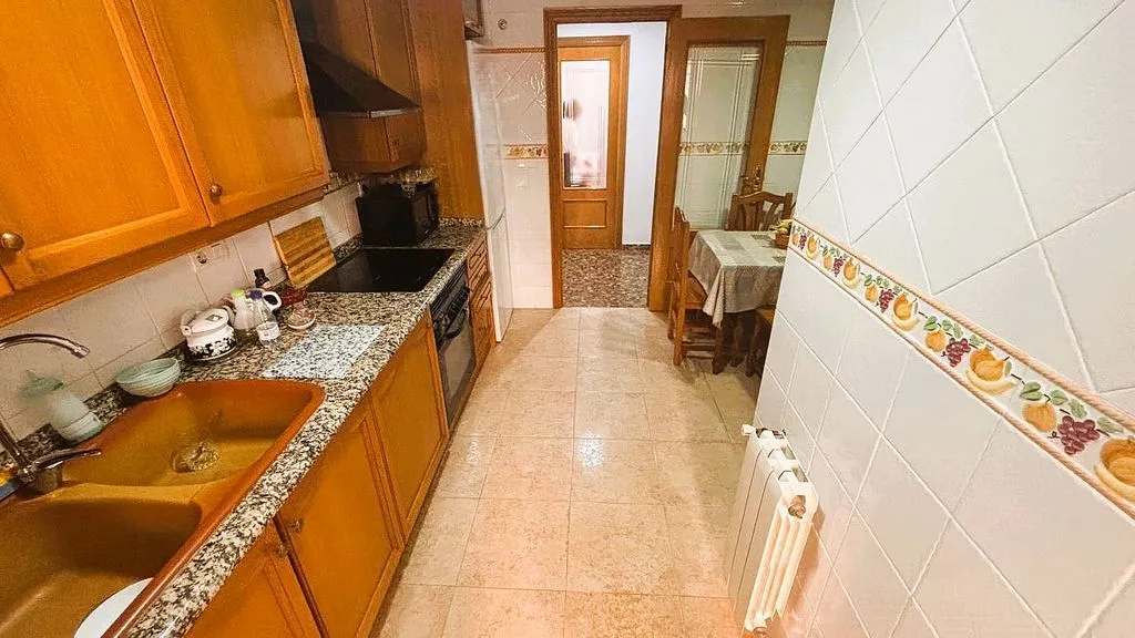 Köök - Apartment with Terrace in Av Valencia, Castellón