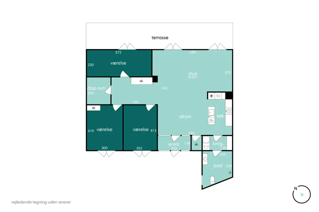 4-room house in Åbyhøj