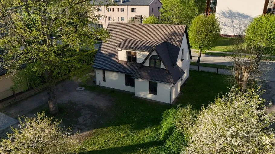 Vue aérienne - Two-Storey House with Garden in Sigulda Centre