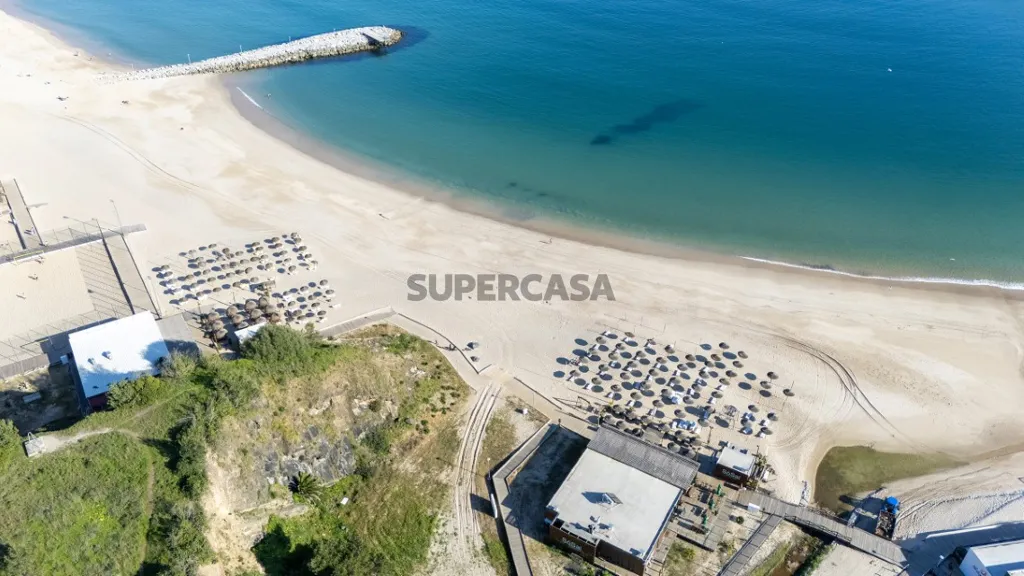 Vue aérienne - Duplex Flat with Sea View in Sesimbra