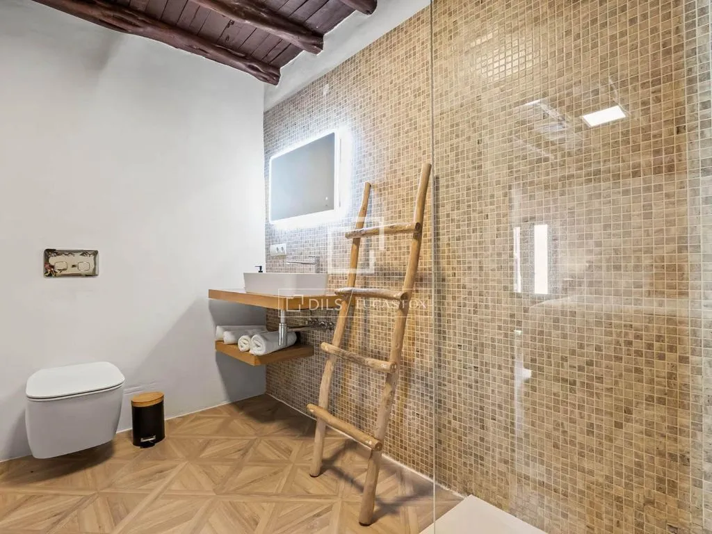 Salles de bain - Restored Finca with Sea View in San Jose