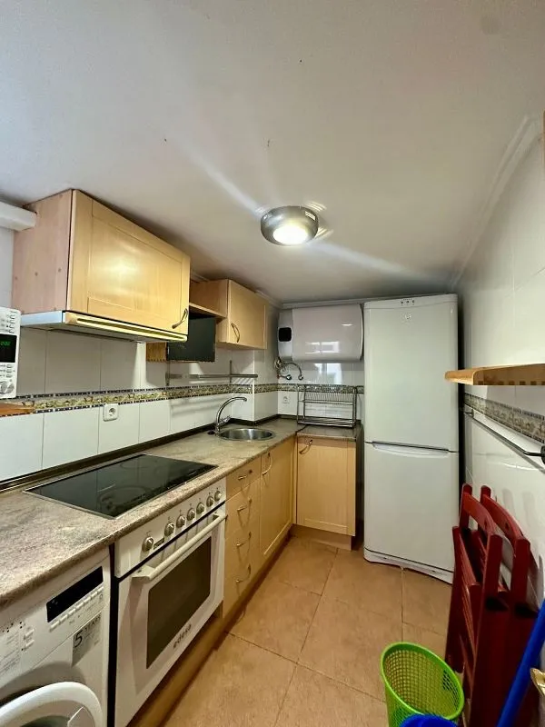 Cucina - Studio with Air Conditioning in Albelda de Iregua