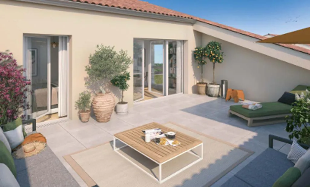 Terrasse - Appartement Luxe avec Parking à Bormes-les-Mimosas