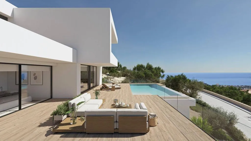 Pool - Luxury Villa with Sea View in Cumbre del Sol