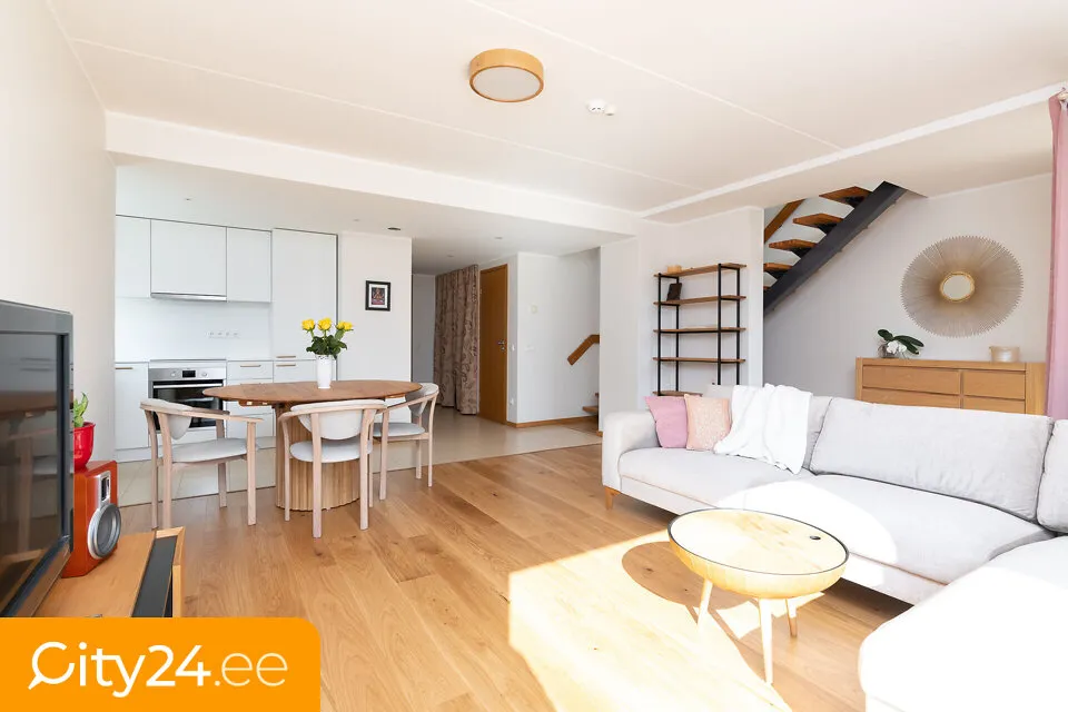 Living Room - Apartment with Sauna in Haabneeme
