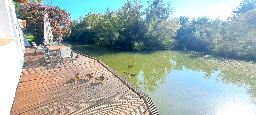 Terrass - Charming Waterfront Property with Pool in Saintes Maries de la Mer