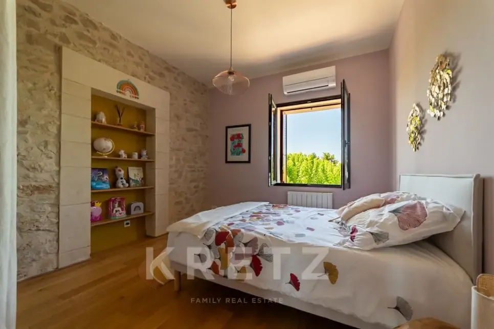 Camere da letto - Renovated Barn with Pool near Nîmes