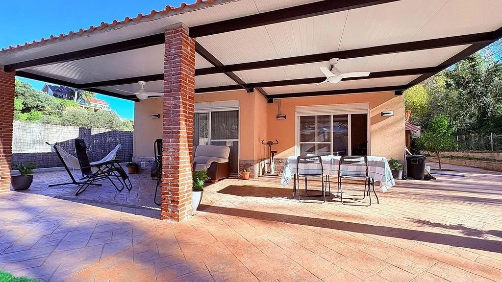 Terrasse - Modern Chalet with Pool in Can Font