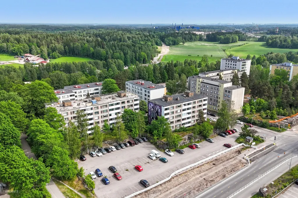 Vista aerea - Bright Apartment with Sauna in Hakunila, Vantaa