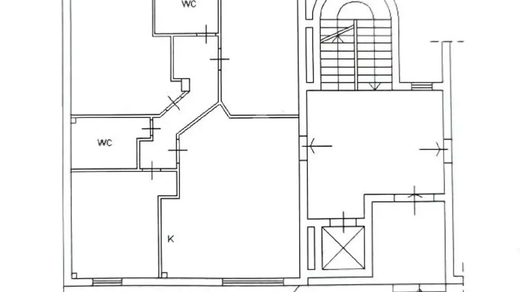 Plan - Flat with Terrace in Arcavacata