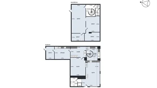 Plan - Restaurant for Lease with High Footfall in Odense C