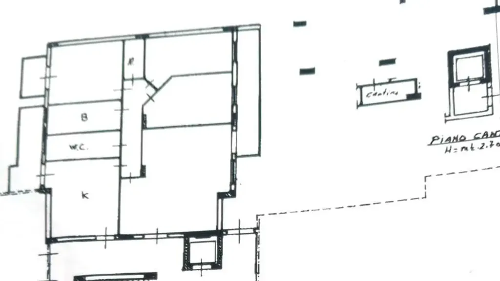 Plan - Ground Floor Apartment with Balcony in Marsala