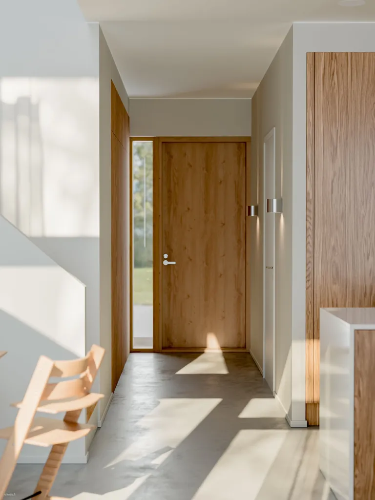 Entrée - Scandinavian-Style Villa with Sauna in Espoo